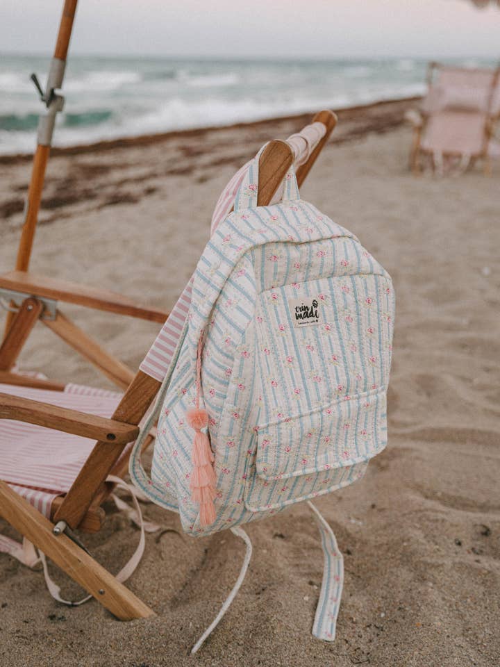 Zaino trapuntato Tessa per la vendita all'ingrosso da parte di Erin Made