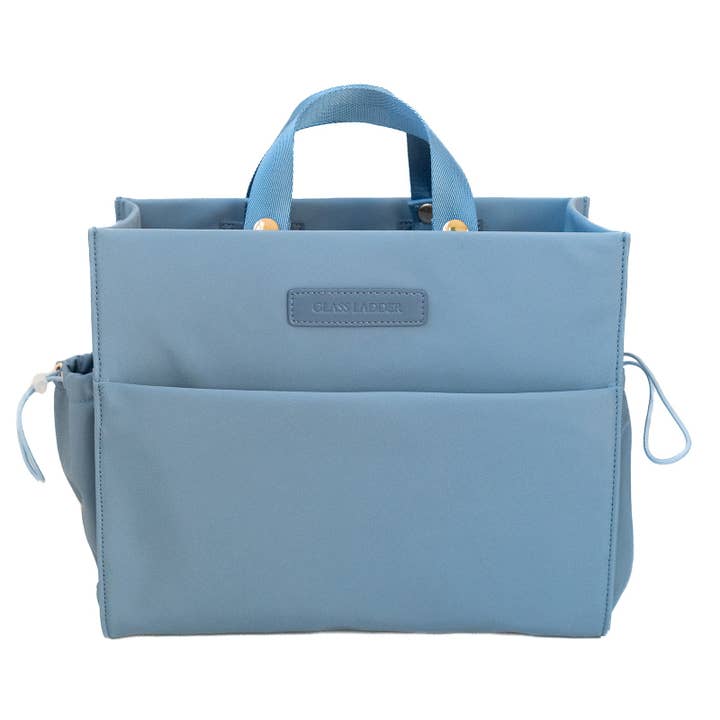 Ellen Deluxe Organizer — Dusty Blue for wholesale by Glass Ladder & Co.