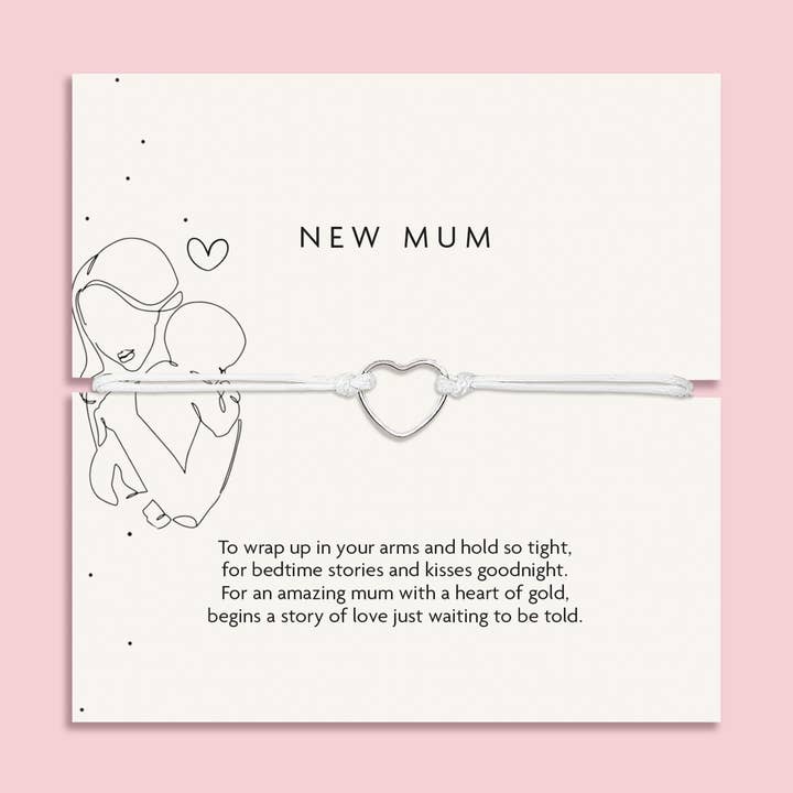 Letterbox Love Bracelets – wholesale Charm/dangle bracelet – New Mum Wish Bracelet