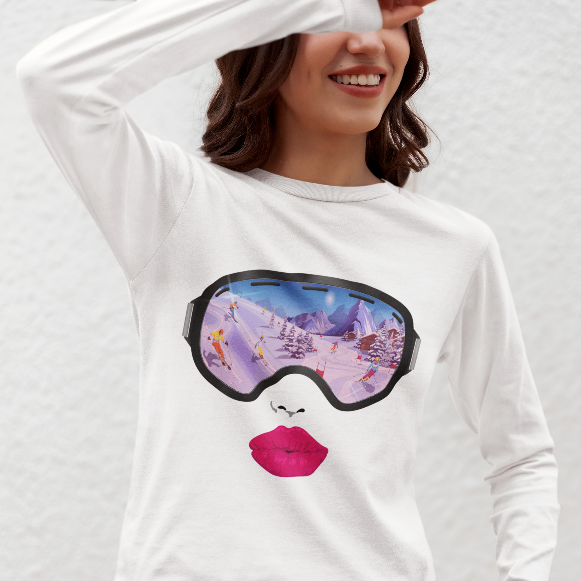 By Jodi LLC - Venta al por mayor Sudadera estampada - Mujer - Snow Bunny: camiseta gráfica, sudadera y más1