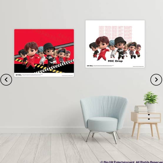 Póster de pared BTS Tinytan Mic Drop Air para venta al por mayor de DYNAMART