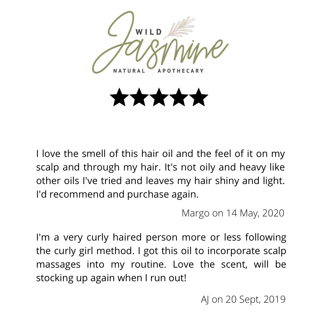 Wild Jasmine Natural Apothecary - Wholesale Hair Oil - Herbal Hair Oil1