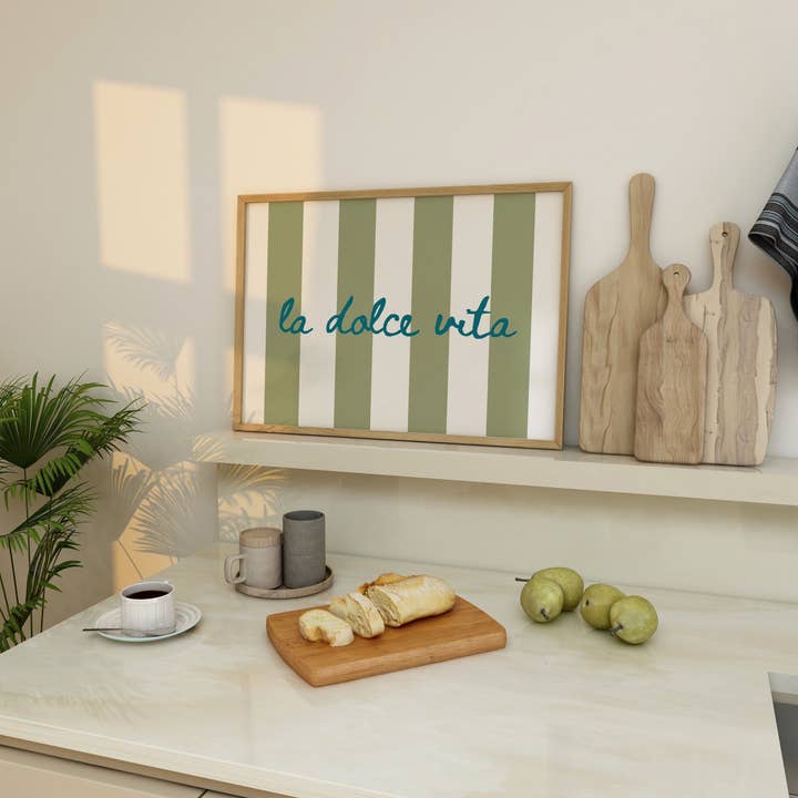 Refined Spaces – wholesale Art print – La Dolce Vita Print1