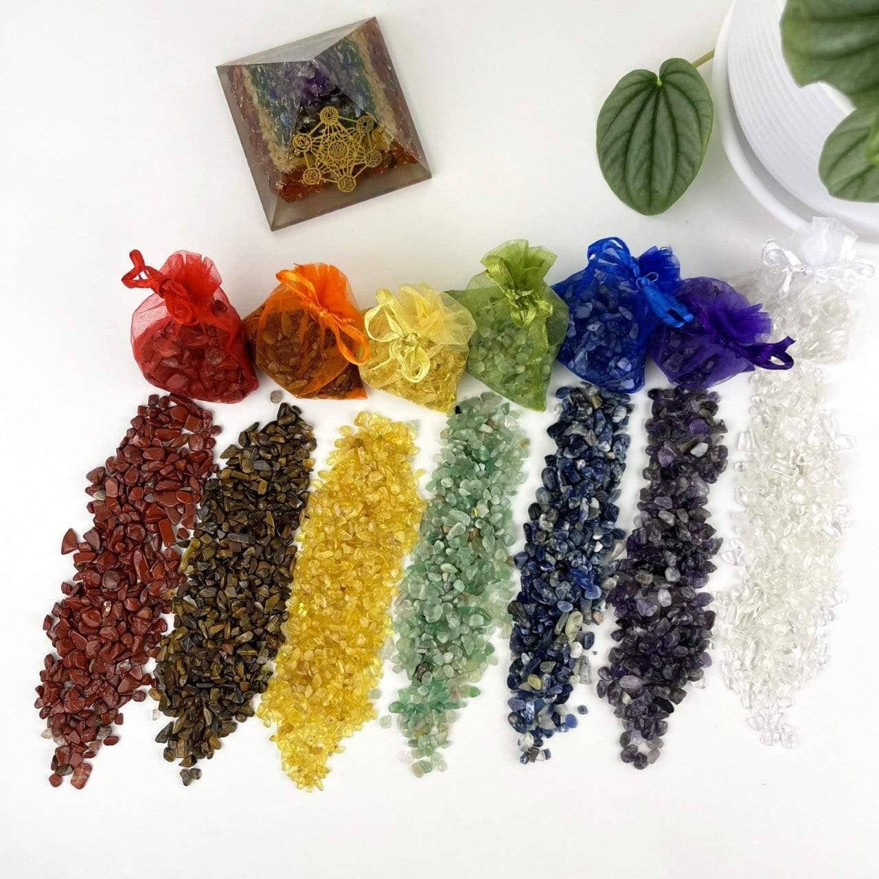 Rock Paradise - Wholesale Spiritual Stone/Crystal - 7 Chakra Assorted Spiritual Stone Gemstone Crystal Chips2