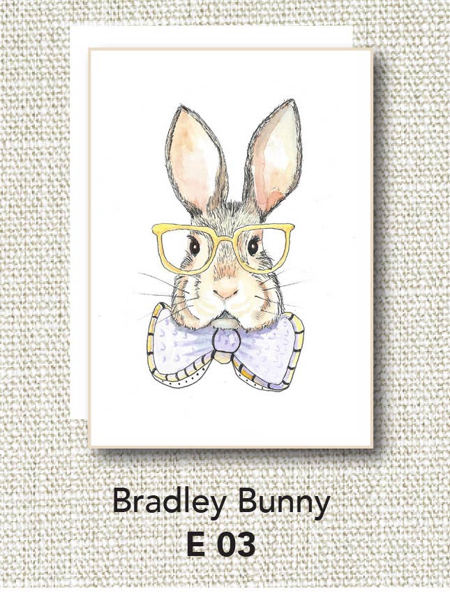 Bradley Bunny for wholesale by Jill Shinn Art