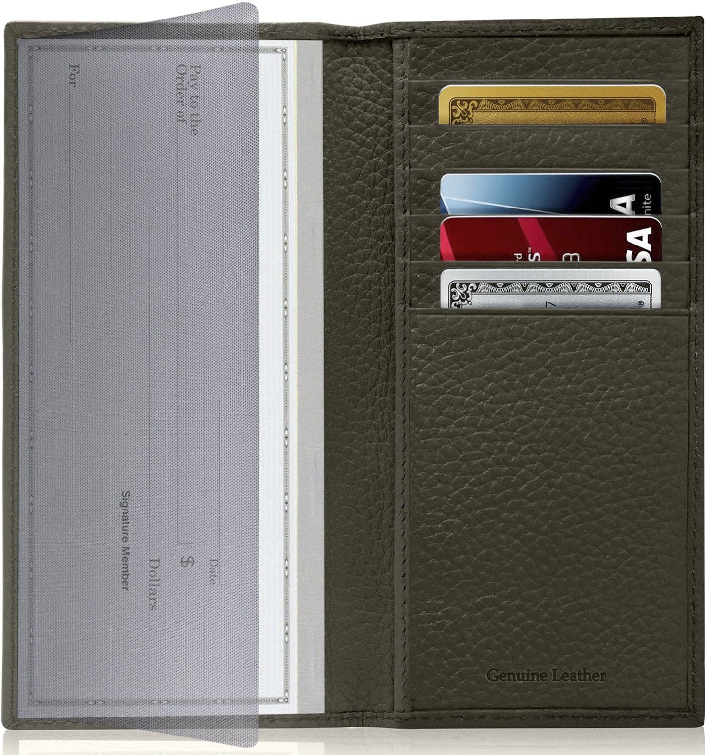 Access Denied Accessories - Wholesale Wallet - Unisex - Genuine Leather Checkbook Cover For Women &Men RFID Blocking84