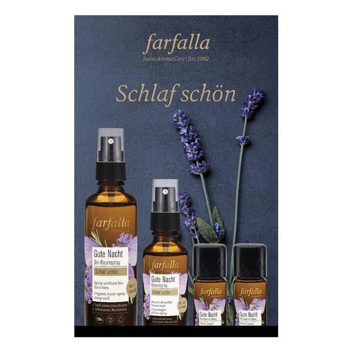 Einführungsangebot Sortiment Schlaf schön für den Großhandel von farfalla