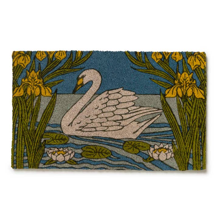 Entryways – wholesale Door mat – Victoria and Albert Museum Swan and Iris Coir Doormat