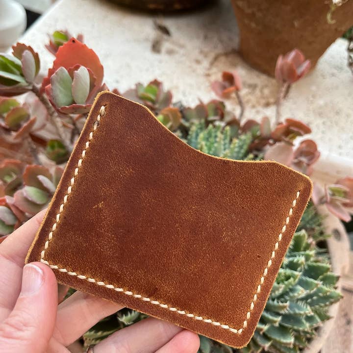 Woven With Hope - Wholesale Wallet - Men's - Card Wallet-Hickory2