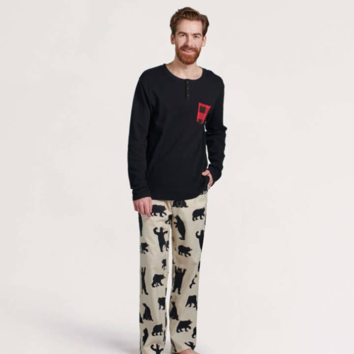 Pajama Village – wholesale Sleepwear set – Unisex – Dancing Bear Matching Family Christmas Pajamas3