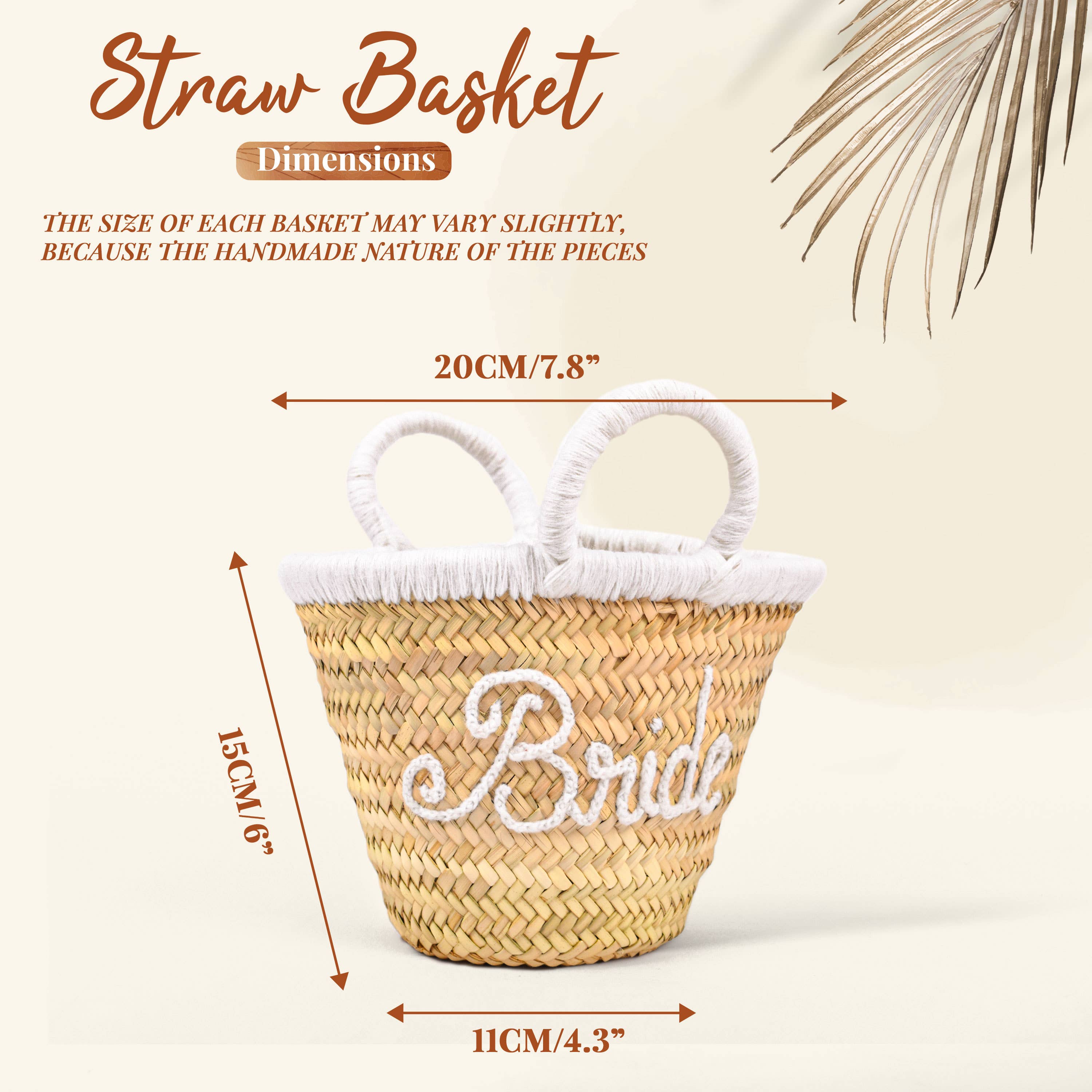 King Of Handmade - Wholesale Beach Bag - Custom embroidered handbags For Bride, Bridal party Gift6