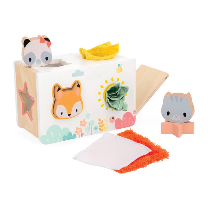 Pure Fabrics Shape Sorter Box for wholesale by Janod