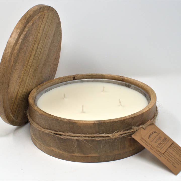 Himalayan Handmade Candles Mountain Barrel Candle Large for wholesale by Himalayan Candles