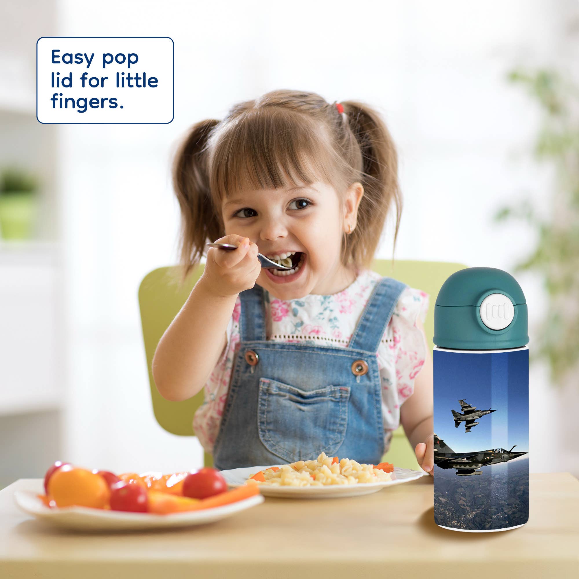 3dRose - Wholesale Water Bottle - 3dRose, Air Force, Kids Water Bottle7