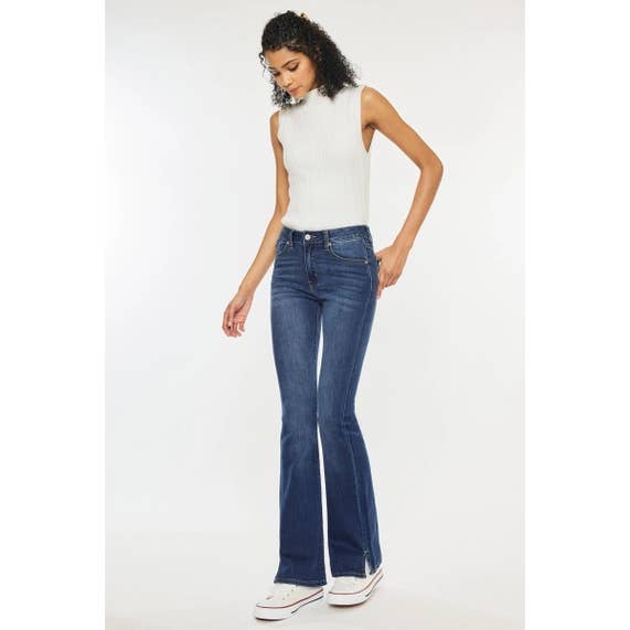 AB And Company - Wholesale Jeans - Dames - KanCan Constance Bootcut-jeans met hoge taille1