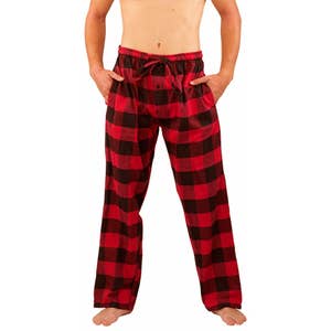 Boys buffalo plaid pajama bottoms 2025