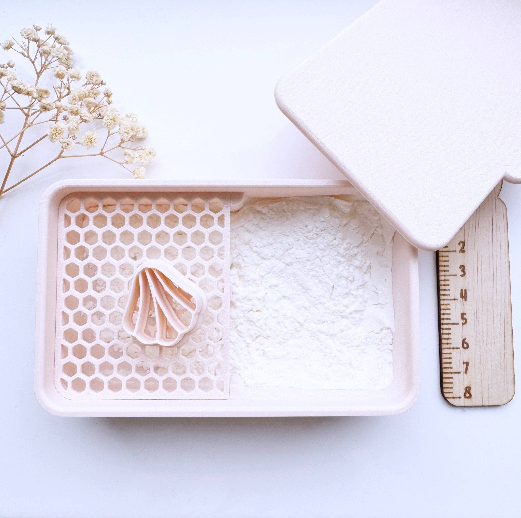 S.I. Originals - Wholesale Craft Tool - Maizena Powder Box for Polymer Clay – Essential Tool for Clean Prints0