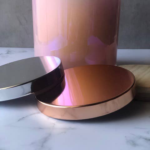 Ever Rose Candle Co. - Wholesale Jar/filled candle - 16 oz. Pink | Glass Tumbler Candles | White label/No label4