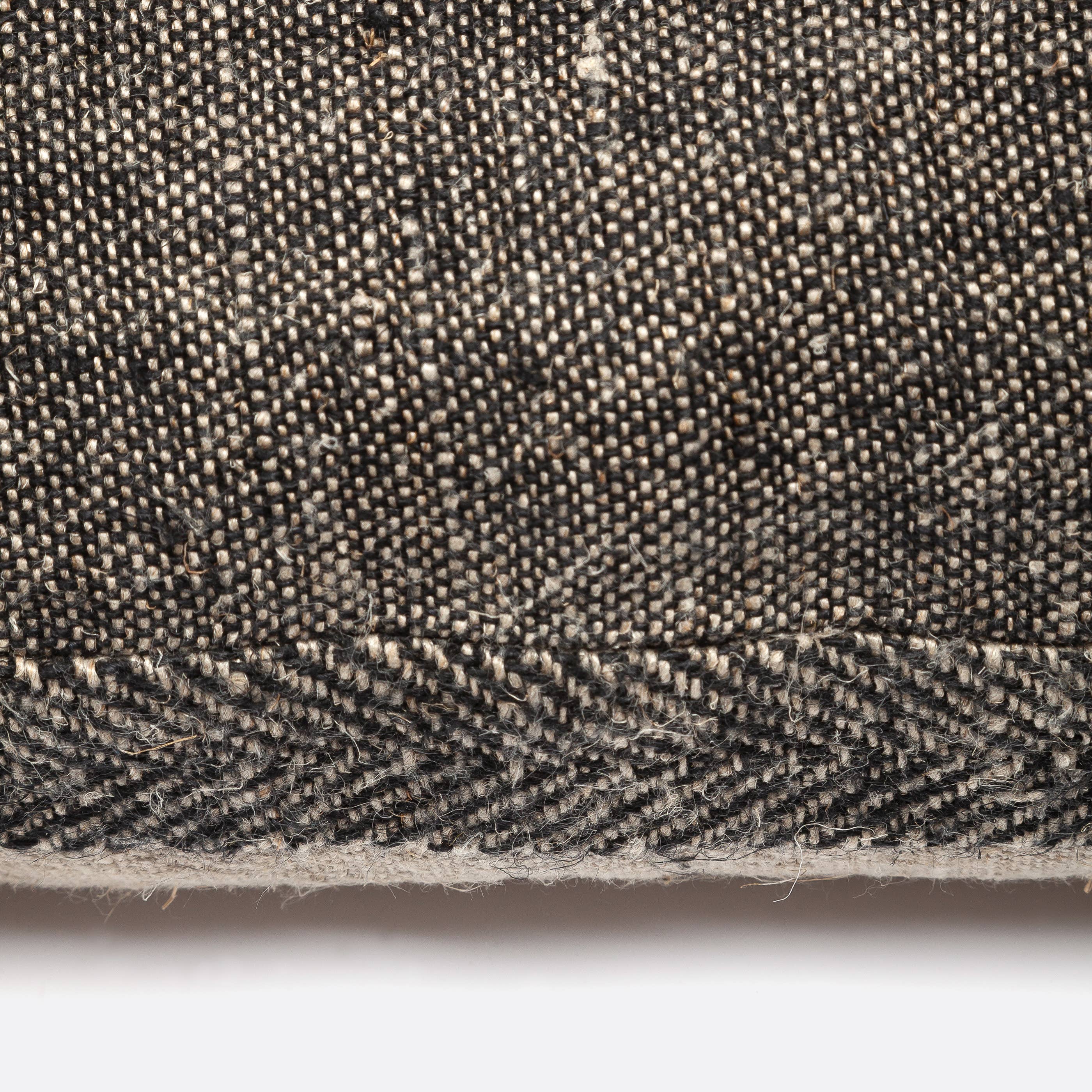 Dareels - Vente Coussins de chaise - Coussin DADDAL en lin naturel bicolore6