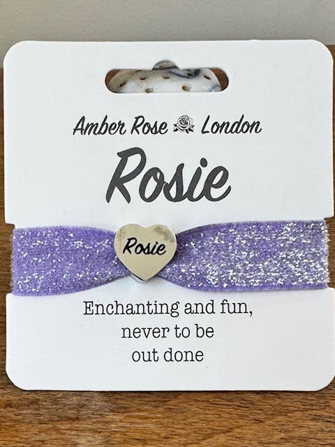 Pulseira Rosie com Glitter Personalizada e Pulseira de Cabelo por atacado de Gifted Wholesale Ltd