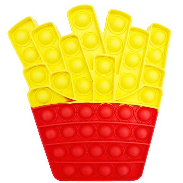 Cap Zone - Wholesale Fidget toy – Kids - French Fries Bubble Push Pop Sensory Fidget Toy