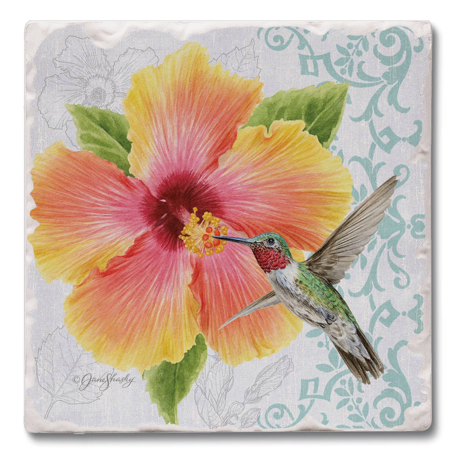 CounterArt/Highland Home/Thirstystone - Venta al por mayor Expositor - Hogar - Expositor de posavasos individual preempaquetado de Fresh Botanicals9