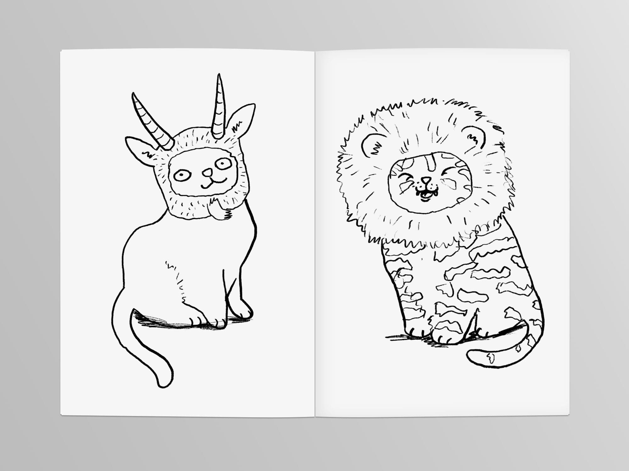 Jo Clark Design - Wholesale Coloring & Activity Book - Adult - Zodicats Cats of the Zodiac Colouring Book4