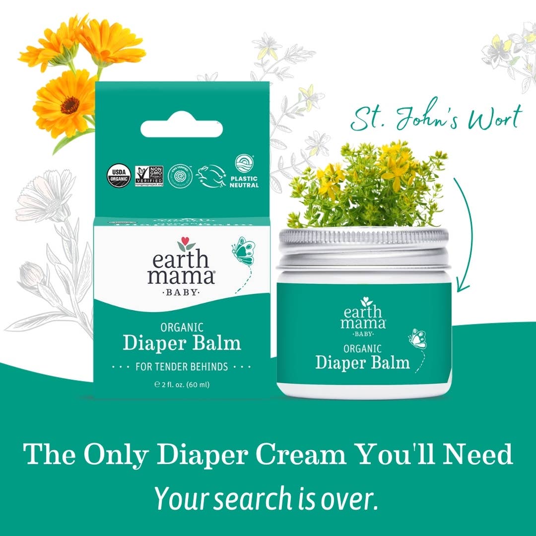 Earth Mama Organics - Wholesale Diaper Cream - Organic Diaper Balm1