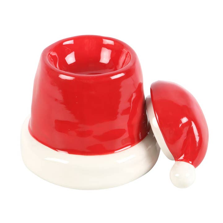 Something Different Wholesale - Wholesale Oil Warmer - Red Christmas Santa Hat Oil Burner