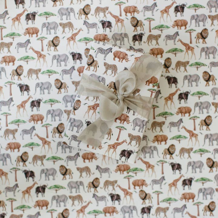 Lana's Shop - Vente Rouleau de papier cadeau - Rouleau de papier cadeau On Safari3