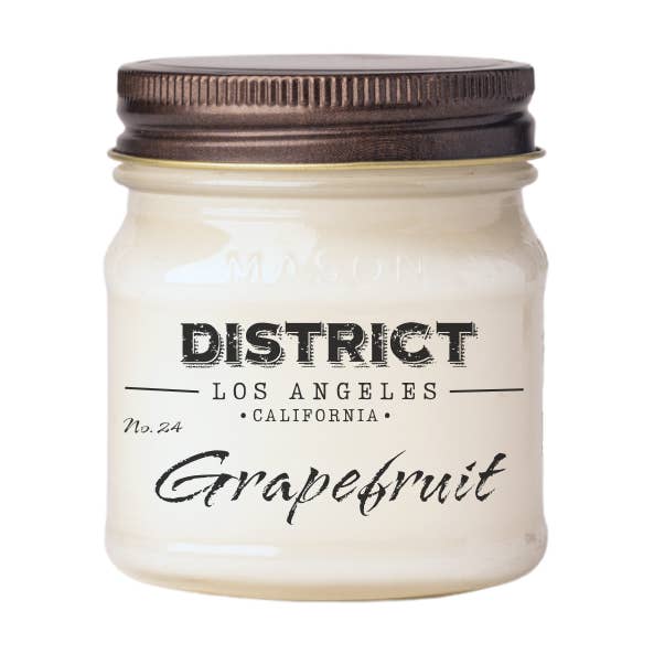 Grapefruit | 8 oz Mason Jar voor wholesale door District Los Angeles