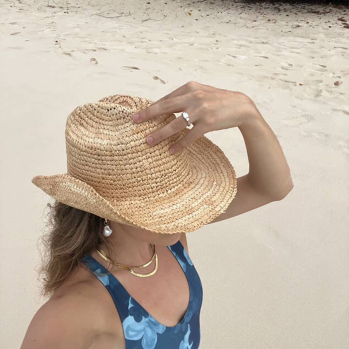 Augustine Hat Co. - Wholesale Hat Accessory - Women's - Milly - Raffia Cowboy Hat3