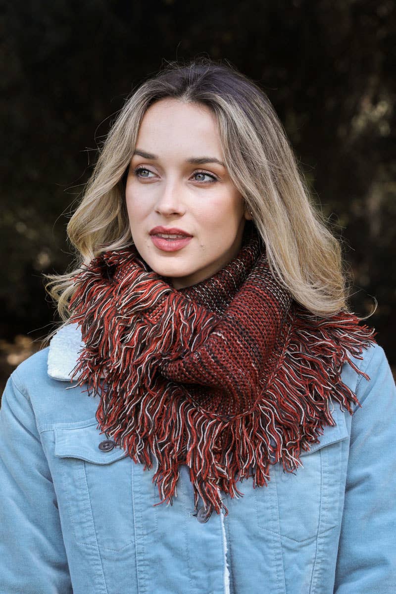 Leto Accessories - Wholesale Scarf - Women's - Soft and Warm Marled Knit Infinity Loop Scarf ♾️3