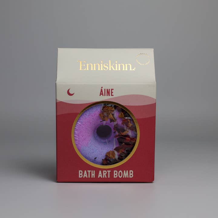 Enniskinn - Handmade N.Irish Selfcare - Wholesale Bath Bomb/Fizz - Bath Bomb - Rose Petitgrain Myrtle - Aine