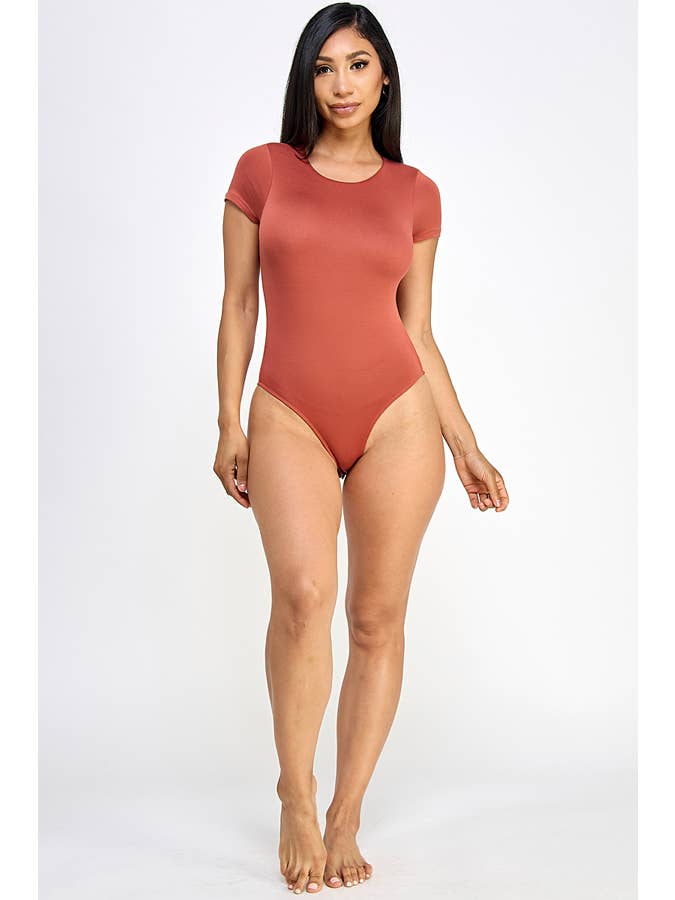 Heart & Hips - Wholesale Bodysuit - Women's - JT45980A - SHORT SLEEVE DOUBLE LAYERED BODYSUIT8