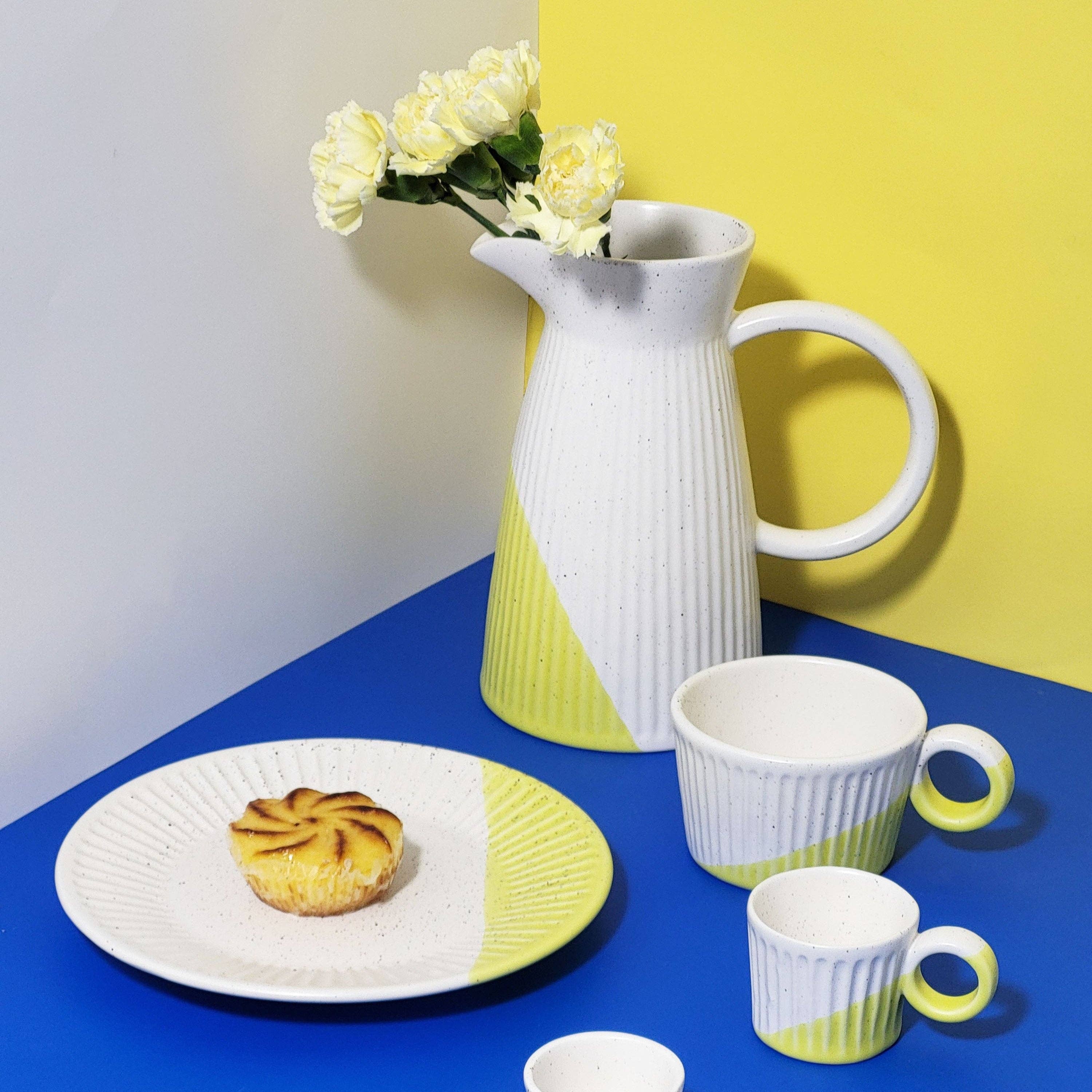 Pó de Barro – Jarro por atacado – Jarra de cerâmica pintada à mão 1,5 L Sunshine Tália3