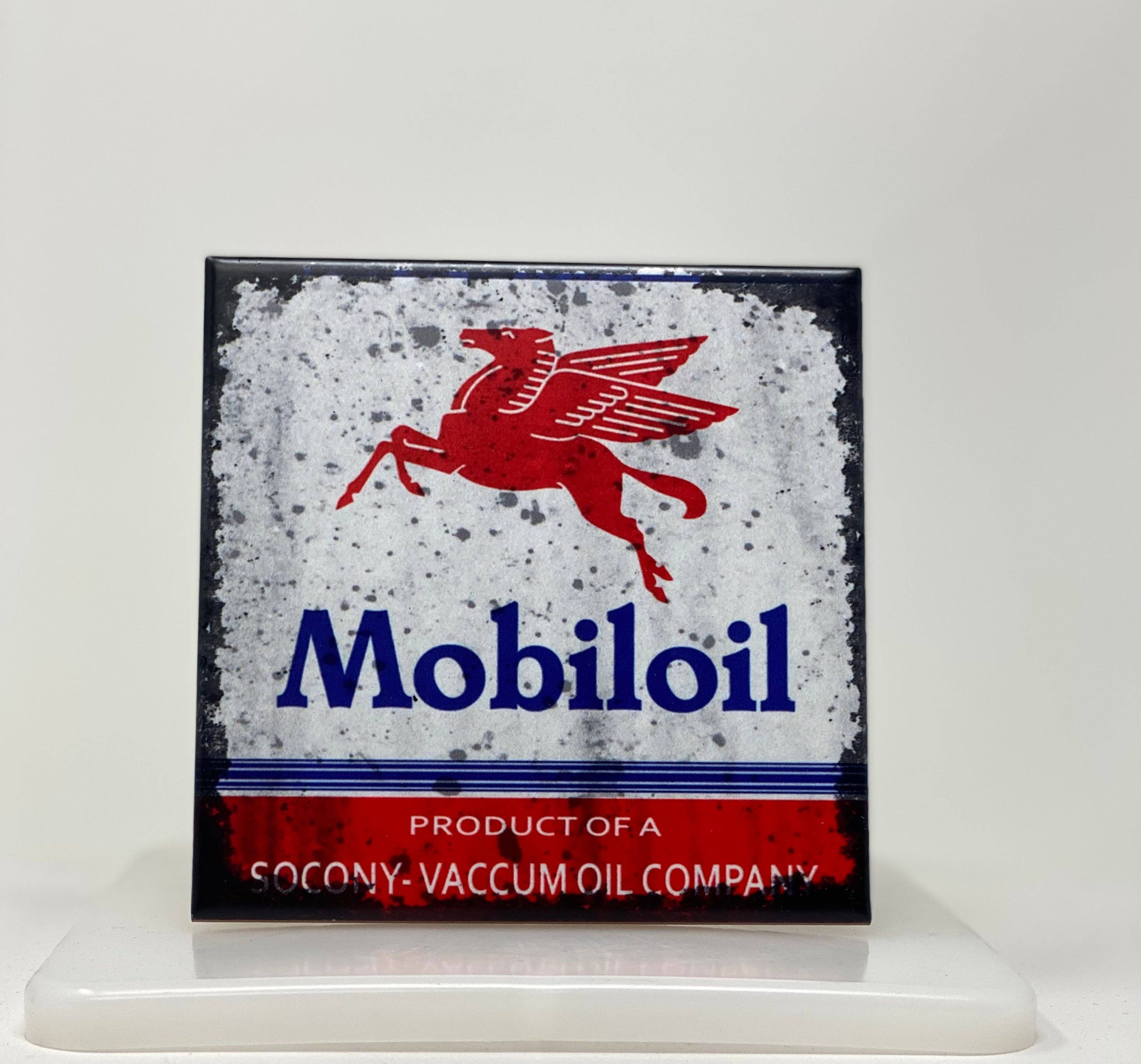 American Brand Studio - Wholesale Coasters - Mobil Oil Coaster0