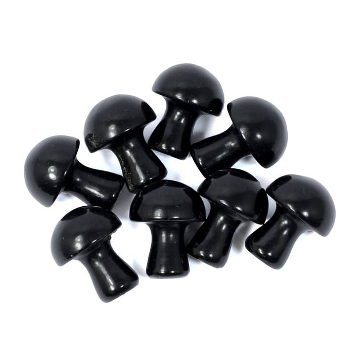 Helande Mini Svampkristall - Svart Obsidian för wholesale av The Psychic Tree