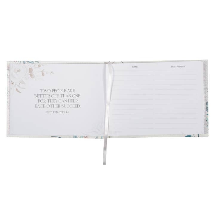 Christian Art Gifts - Wholesale Guest Book - Guest Book Mr. & Mrs. We Love 1 John 4:193