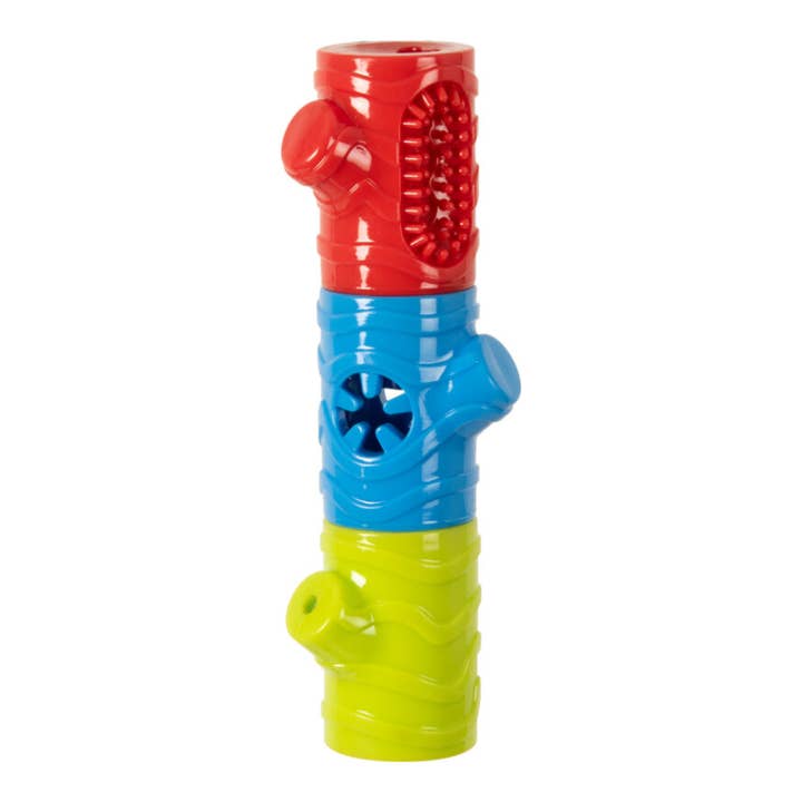 Caitec Inc - Wholesale Pet Chew Toy - Dog - Chase N Chomp Foraging and Squeaking Stick