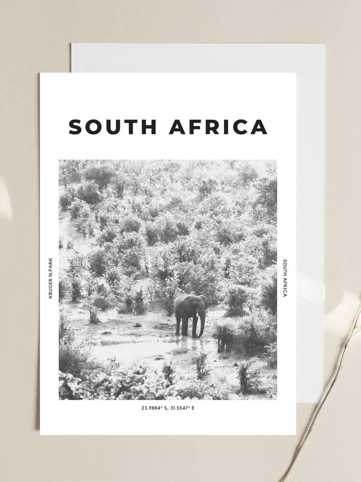 Sydafrika ”Välkommen till djungeln” Print 1 för wholesale av The Travel Edit