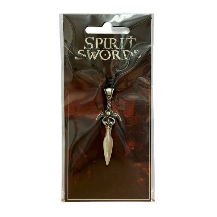 Spirit Sword Pewter Necklace – Adjustable Gothic - (USA-DDP) for wholesale by Myth & Magik - Silver Jewellery Cavern Wholesale