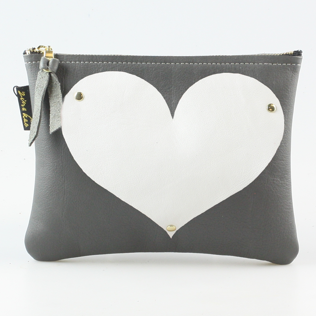 Zina Kao Exclusives – Engroshandel Posetaske - Dame – Soft Heart Applique: 3 størrelser! 20