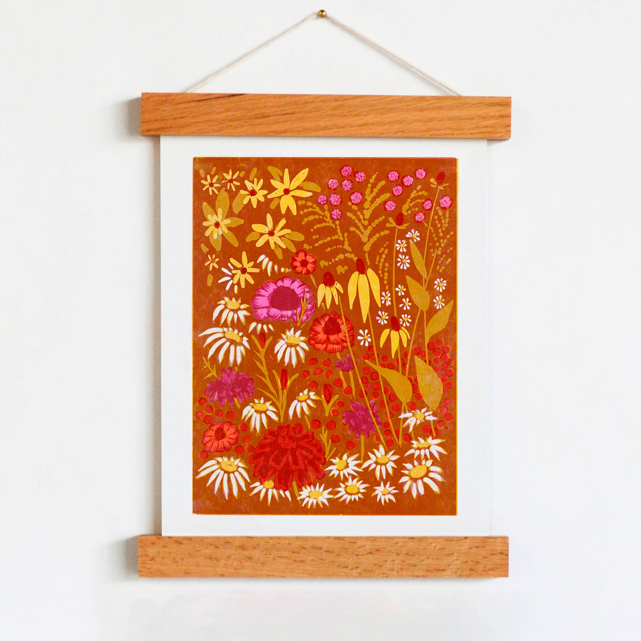 Heartell Press - Wholesale Art Print - Marigolds and Rudbeckia Art Print2
