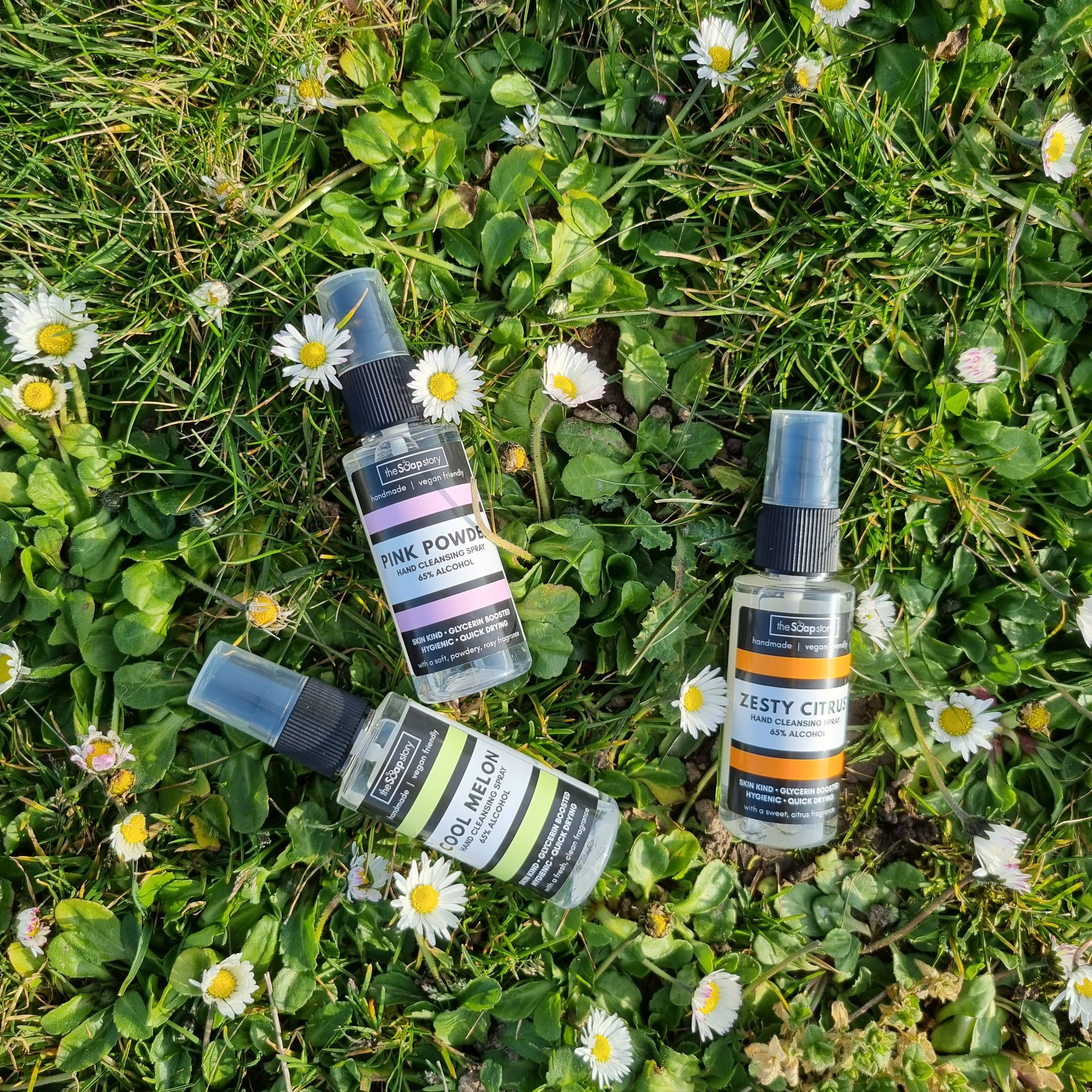 The Soap Story - Venta al por mayor Desinfectante de manos - Spray limpiador de manos Pink Powder | 50 ml3