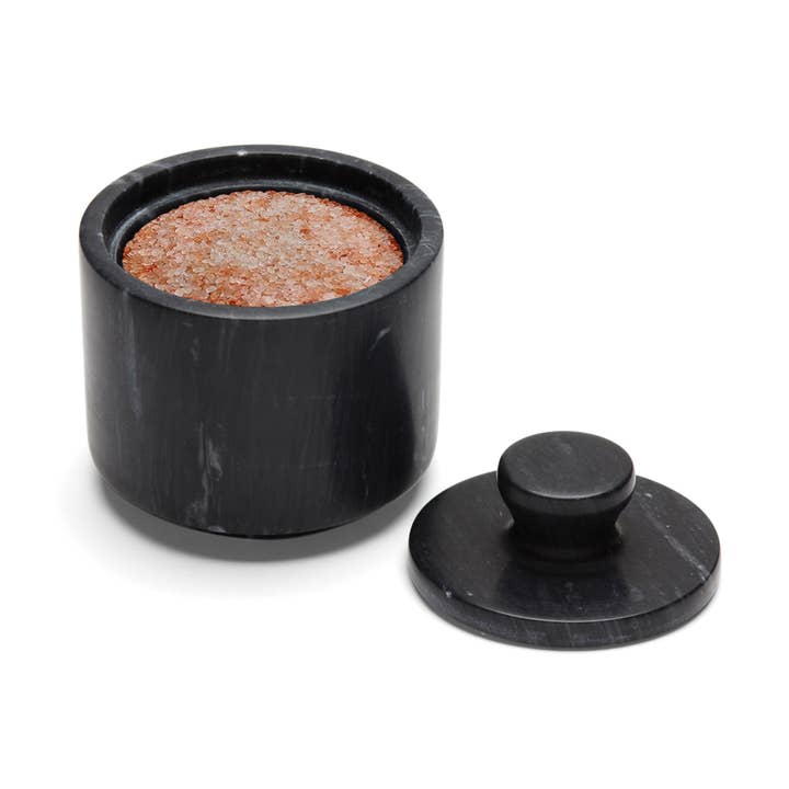 Fox Run Marble Salt Cellar, Black, 3" x 3" x 3" for wholesale by Fox Run Brands