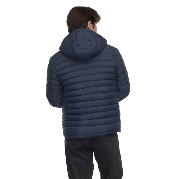 Rokka & Rolla - Wholesale Puffer Jacket - Men's - Men's Midweight Puffer Jacket Hooded Coat13