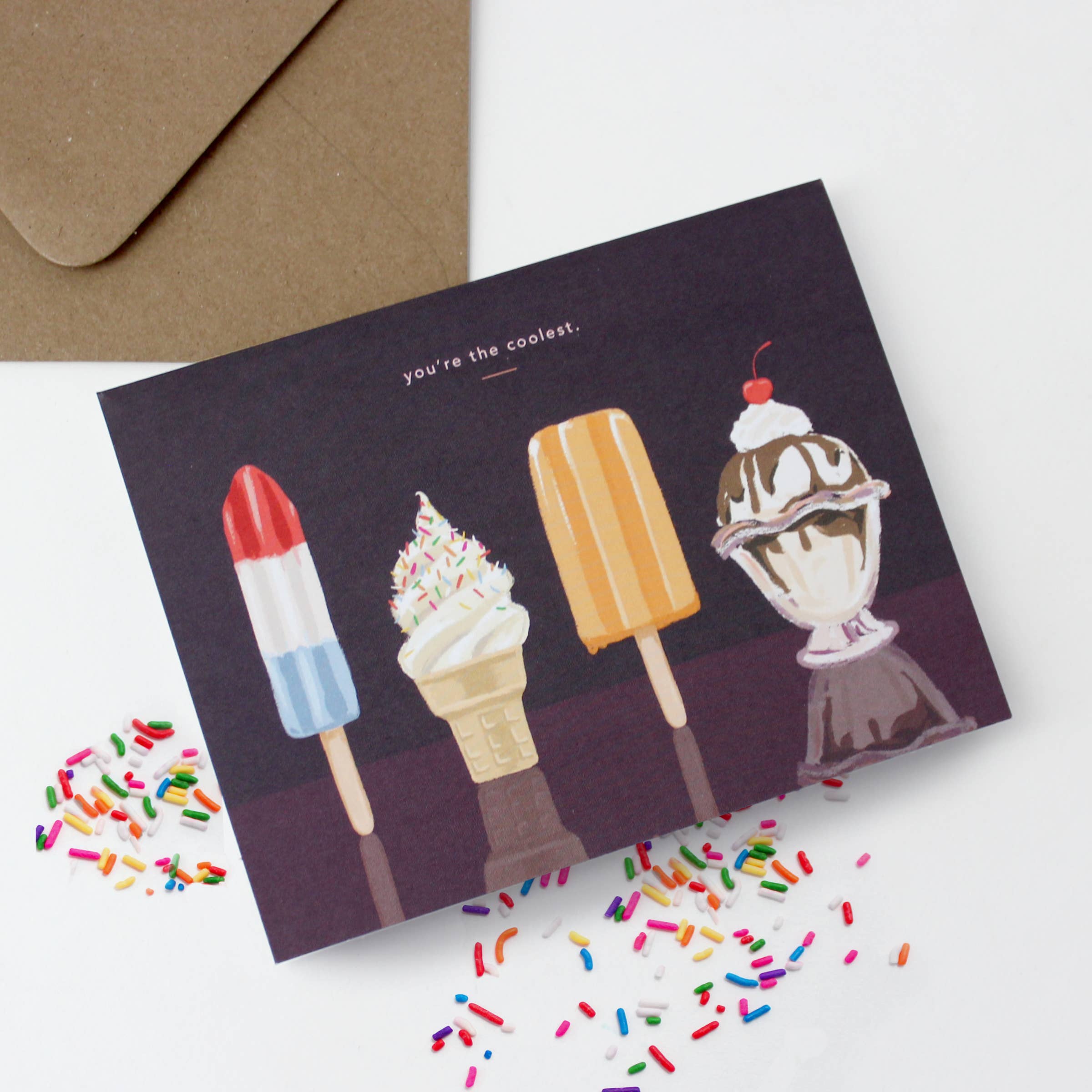 Inklings Paperie - Wholesale Birthday Card - You're The Coolest Birthday Card5