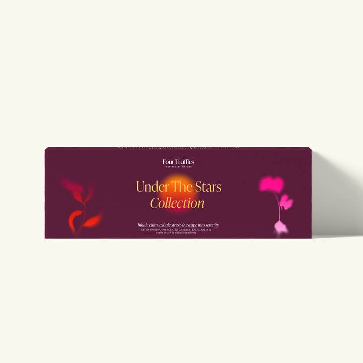 Set de tres velas votivas Under The Stars para venta al por mayor de Four Truffles
