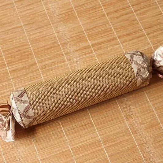 1*Natural Rattan Neck Pillow Cute Candy Shaped Neck Sleeping Pillow Cool Healthy for wholesale by everythingbamboo